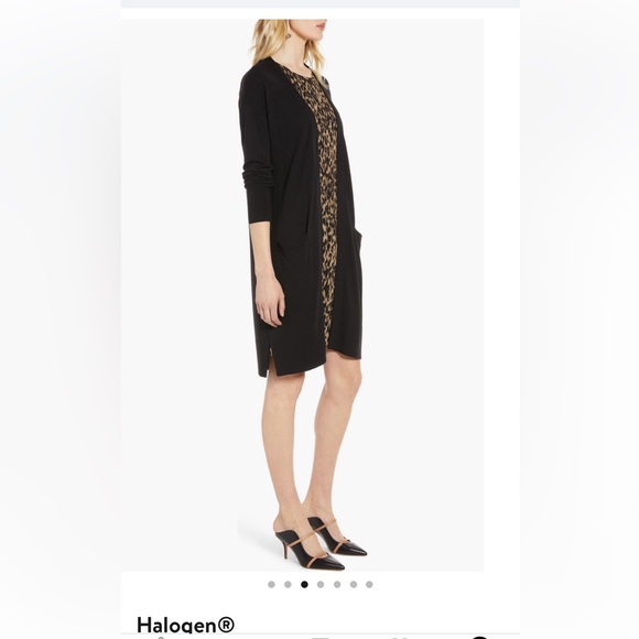 Halogen open front pocket cardigan - Picture 3 of 3